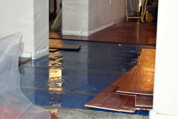 Professional Water Damage Restoration technician working in Spencer, NC